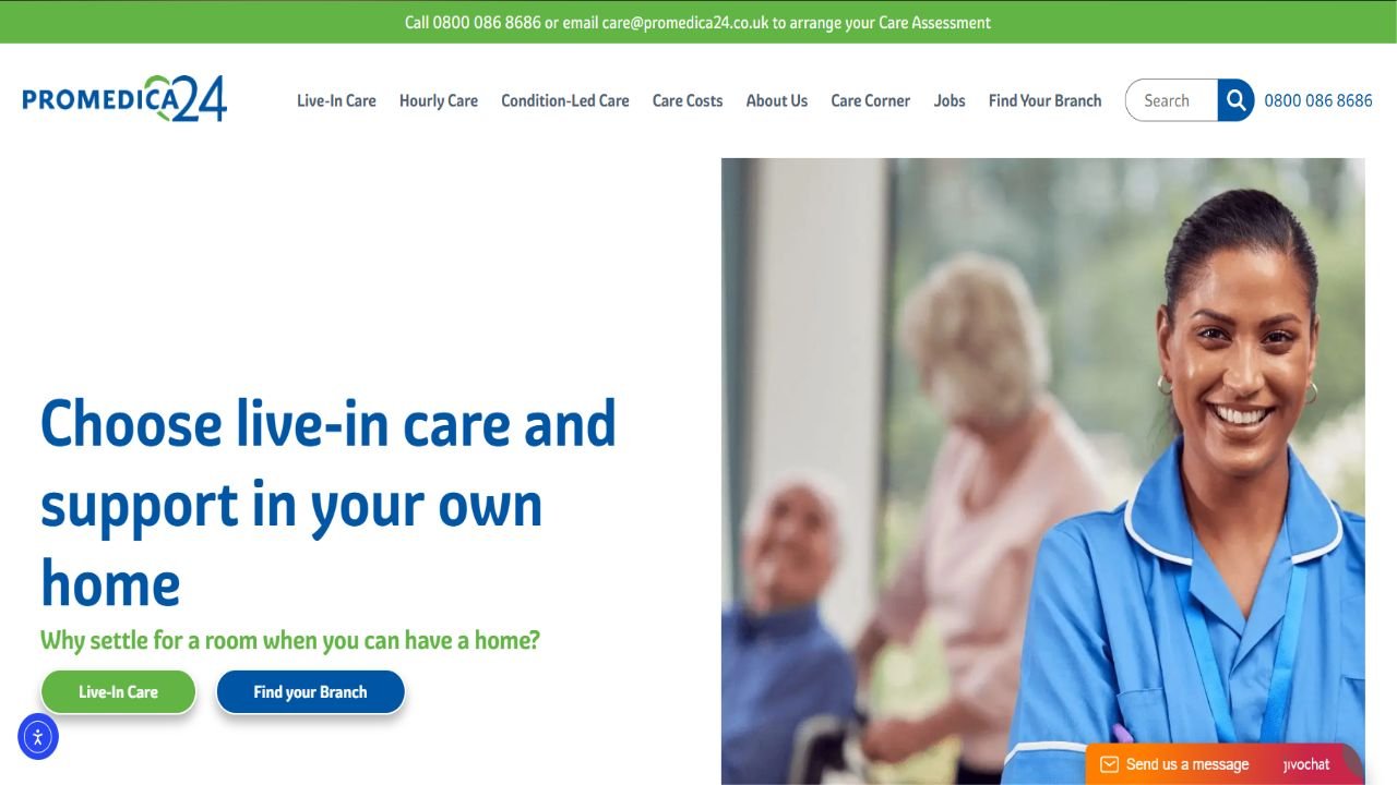 Website preview: Promedica24