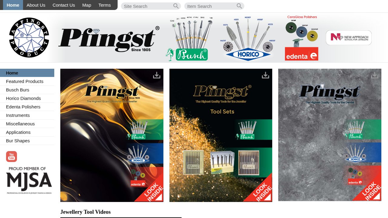 Website preview: Craft Tools by Pfingst
