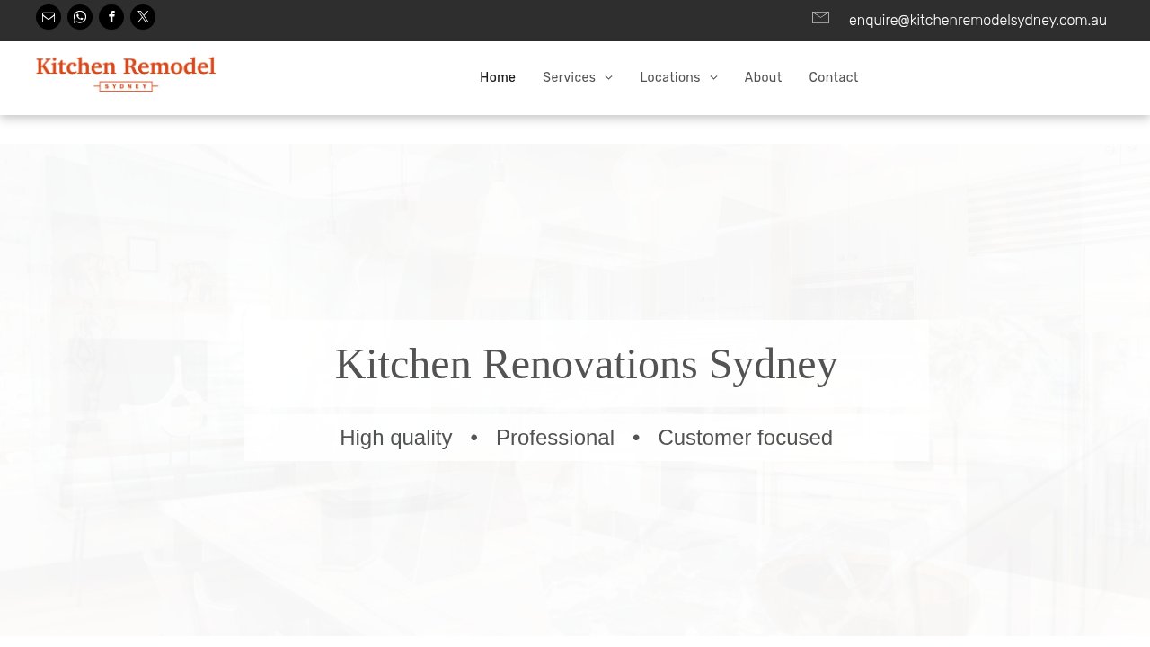 Website preview: Kitchen renovation Sydney