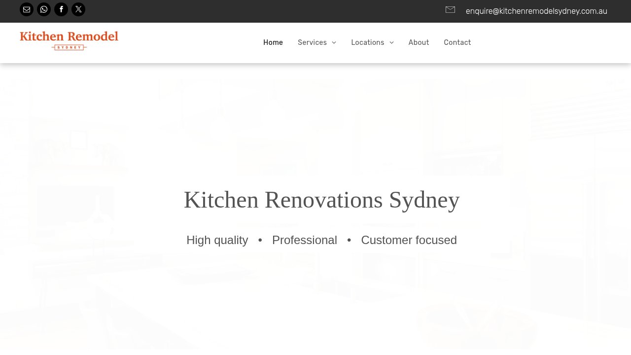 Website preview: Kitchen renovation Sydney NSW
