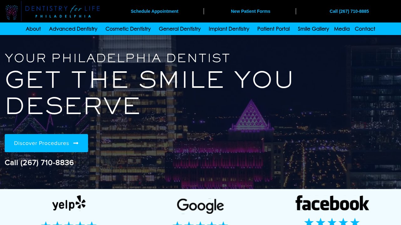 Website preview: Dentist Philadelphia