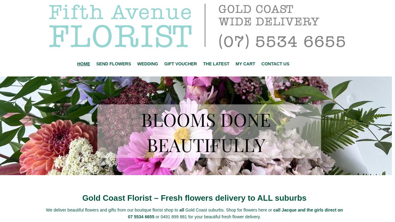 Website preview: Flower Delivery Gold Coast