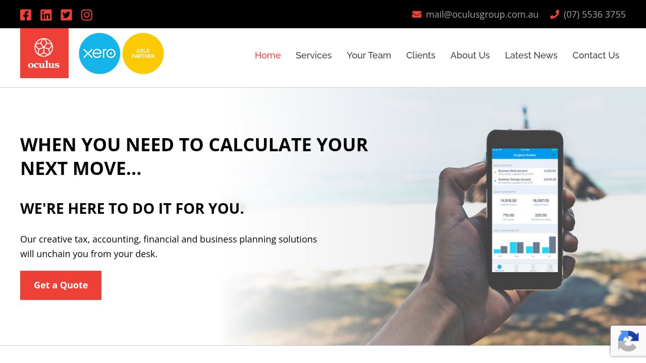 Website preview: accountant gold coast