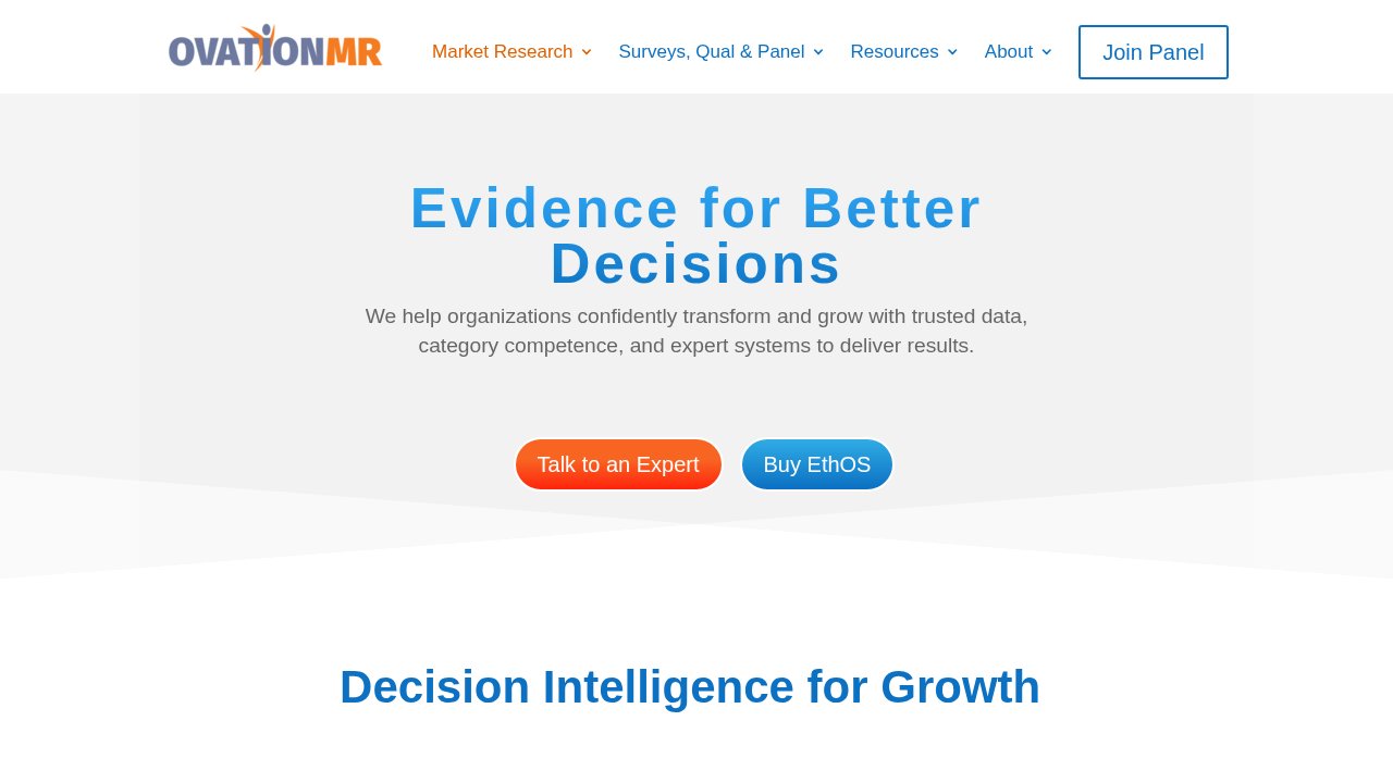 Website preview: OvationMR
