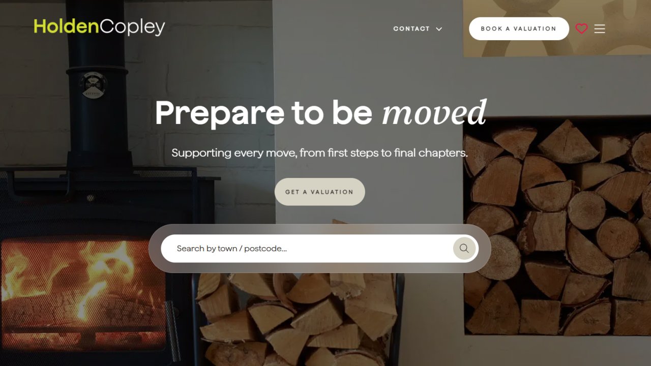 Website preview: HoldenCopley Estate Agents