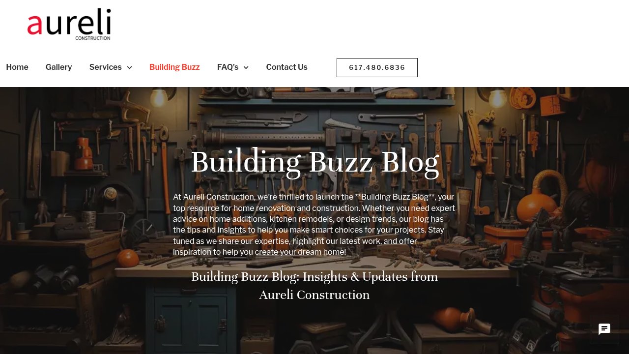 Website preview: Building Buzz